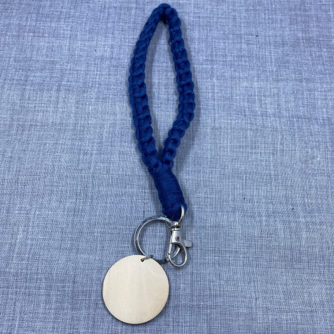 Boho Navy Wristlet