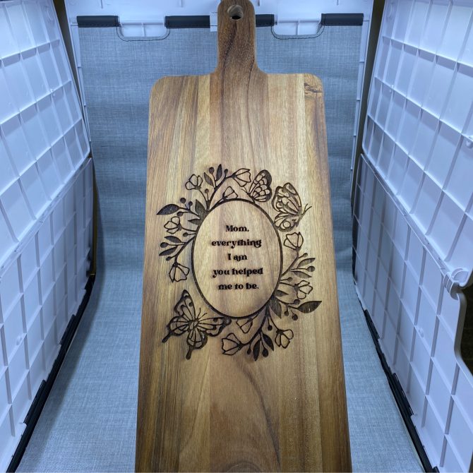 Engraved Cutting Board- 16 3/8” x 7”