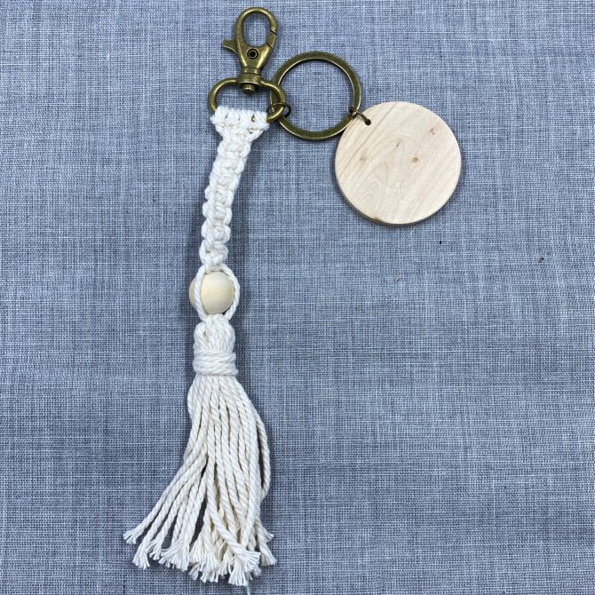 Boho White Single Braid