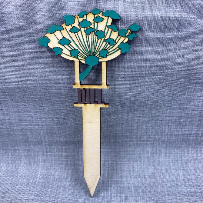 Dill-Wood Plant Stake