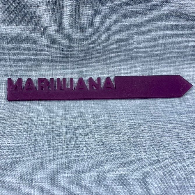 Marijuana-acrylic