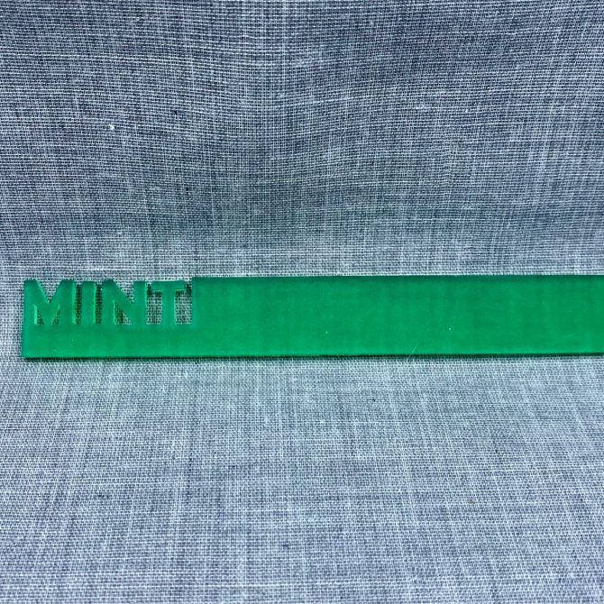 Mint-acrylic