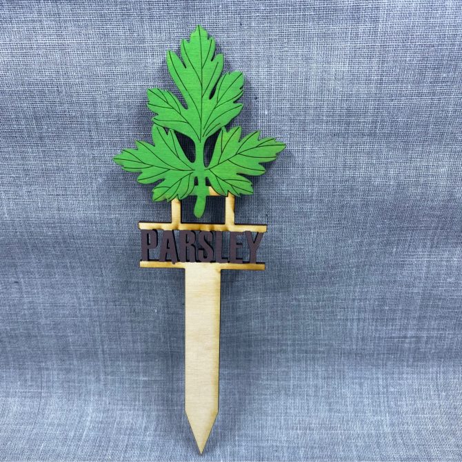 Parsley-Wood Plant Stake