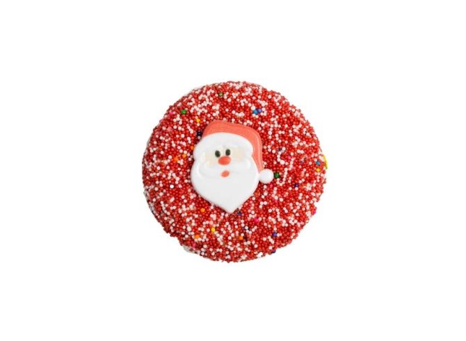 Santa Donut Bath Bomb