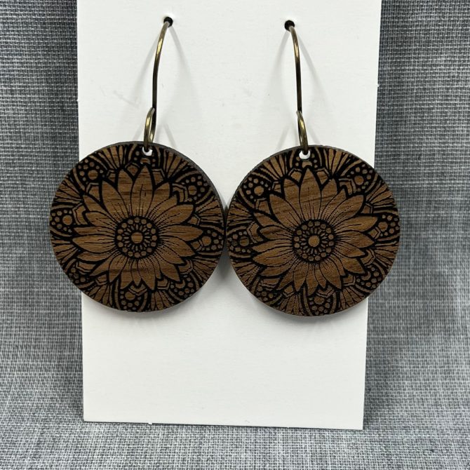 Round Wood Mandala