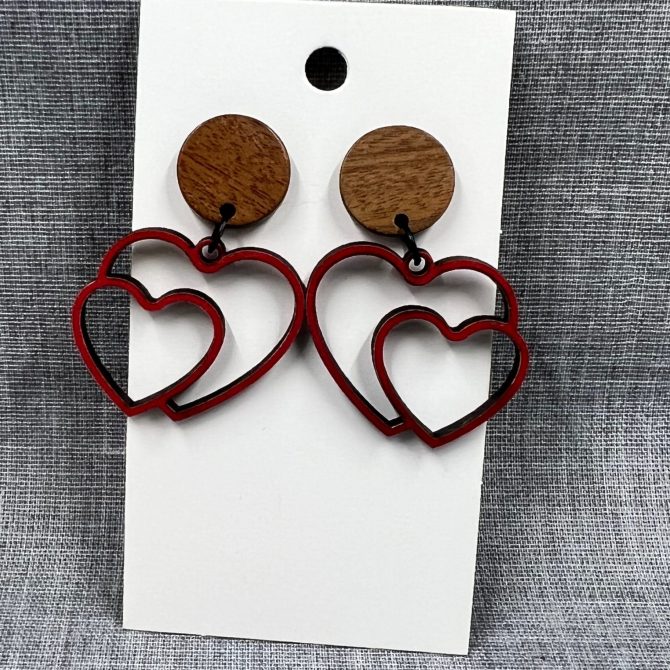 Double Hearts w/ Circle Top