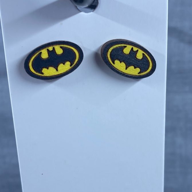 Batman Stud Earrings